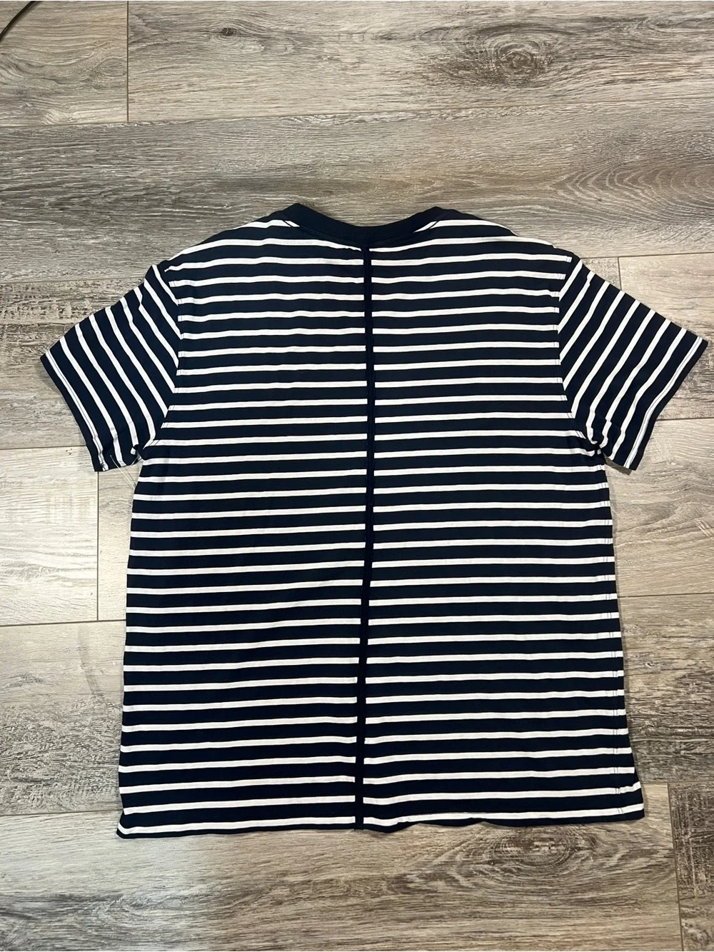 Lululemon All Yours Boyfriend Tee Yachtie Stripe True Navy White